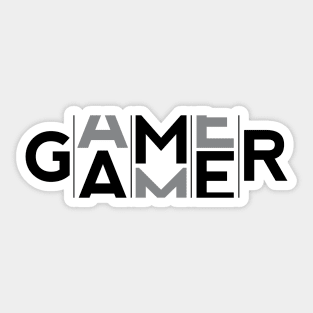 Minimalist Gamer Sticker